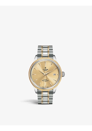 M12503-0001 Style 18ct yellow-gold and stainless-steel automatic watch