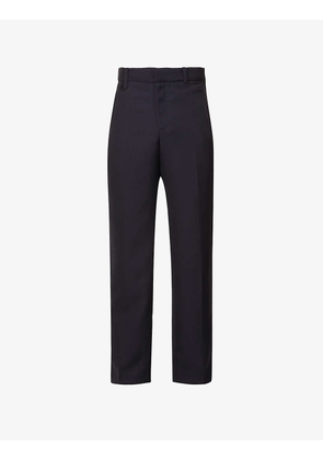 Le Pantalon Linu mid-rise straight-leg wool trousers