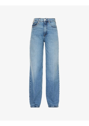 High'n'Tight straight-leg mid-rise jeans