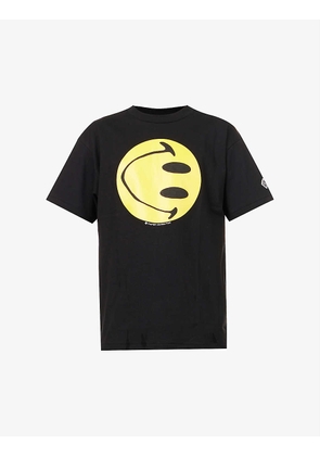 Smiley oversized cotton-jersey T-shirt