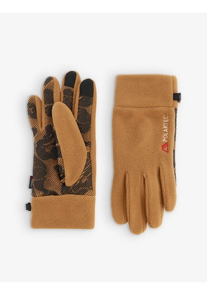 A Bathing Ape x Polartec logo-embroidered fleece gloves