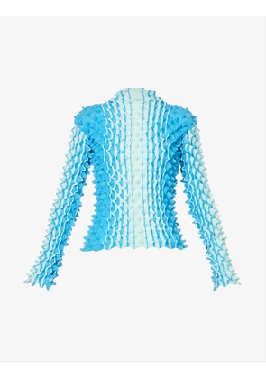 Maul striped woven top