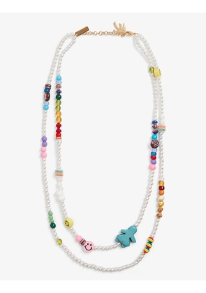 Layered beaded necklace