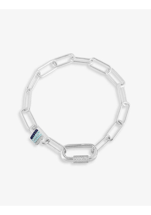 Yacht Club sterling silver and zirconia bracelet