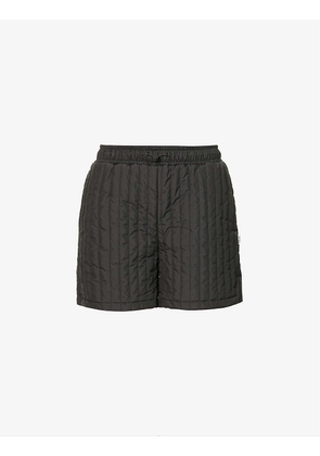 Liner quilted high-rise shell shorts