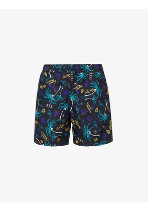 Drift graphic-print regular-fit swim shorts