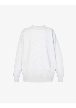 Branded cotton-jersey sweatshirt