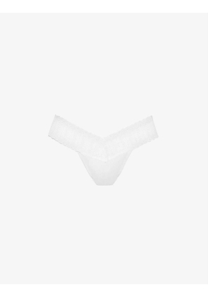 ECO Rx Original mid-rise ribbed stretch-woven thong