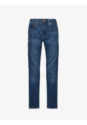 Federal regular-fit mid-rise stretch-denim jeans