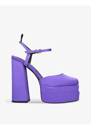 Serena platform-heel vegan-leather sandals