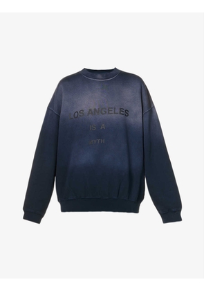 Jaci faded-wash organic cotton-jersey sweatshirt