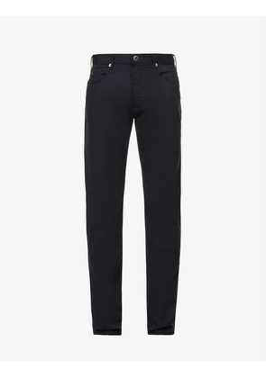 J06 Gab straight-leg mid-rise stretch-denim jeans