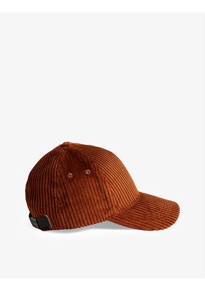 Leeoni cord-effect cotton baseball cap
