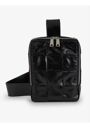 Casette Intrecciato leather cross-body bag