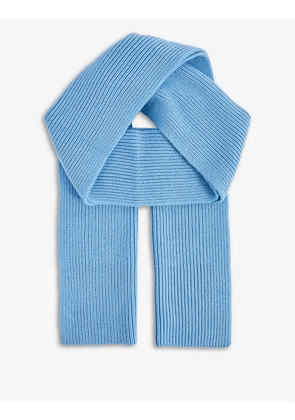 Essentials ribbed wool and cashmere-blend scarf