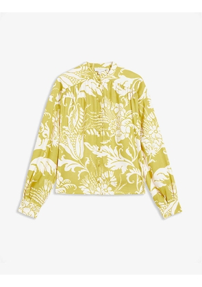 Ayveri floral-print woven blouse