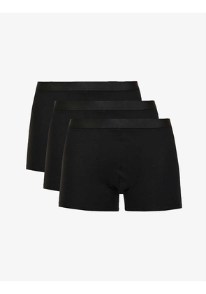 Mid-rise stretch-jersey boxer briefs pack of three