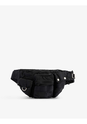 Tactical adjustable-strap nylon belt bag