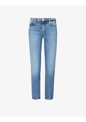 Le Noveau mid-rise straight-leg stretch-denim jeans