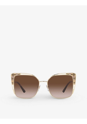 BV6179 square metal sunglasses