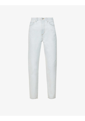 The Peg tapered-leg mid-rise jeans