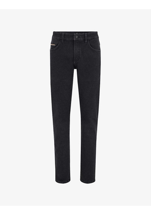 Business Leisure straight-leg regular-fit cotton-blend jeans