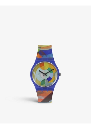 GZ712 Carousel by Robert Delaunay plastic and silicone quartz watch