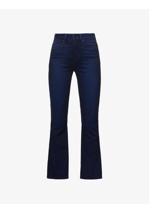 Femme bootleg high-rise stretch-denim jeans