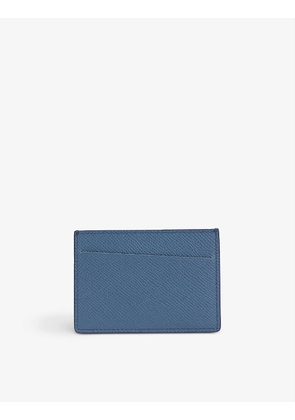Textured leather cardholder