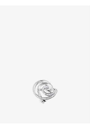 Wave sterling-silver ring