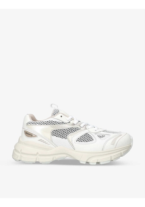 Marathon Runner mesh and leather low-top trainers