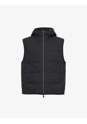 Mackey reversible hooded cotton vest