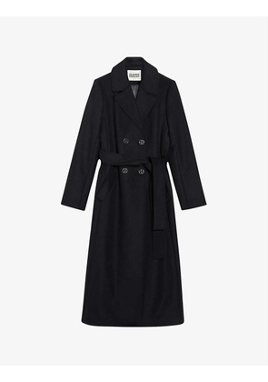 Goodys mid-length double-breasted wool trench