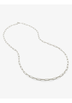 Alta 18ct textured sterling-silver necklace