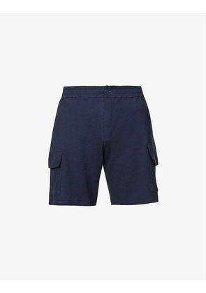 Dean slim-fit cotton-knit cargo shorts