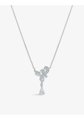Adonis Rose 18ct white-gold and 1.7ct diamond pendant necklace