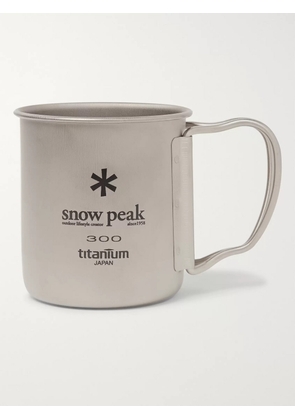 Snow Peak - Logo-Print Stainless Steel Mug - Men - Silver