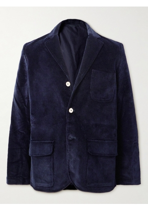 De Bonne Facture - Cotton-Corduroy Suit Jacket - Men - Blue - IT 46