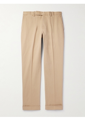 Polo Ralph Lauren - Straight-Leg Cotton-Blend Twill Suit Trousers - Men - Neutrals - UK/US 30