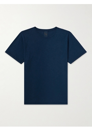 Nudie Jeans - Roffe Slub Cotton-Jersey T-Shirt - Men - Blue - XS