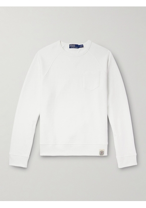 Polo Ralph Lauren - Logo-Appliquéd Cotton-Blend Jersey Sweatshirt - Men - White - XS