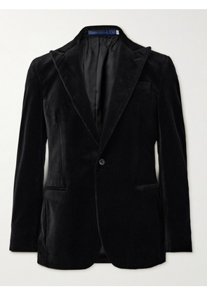 Polo Ralph Lauren - Cotton-Velvet Suit Jacket - Men - Black - UK/US 38