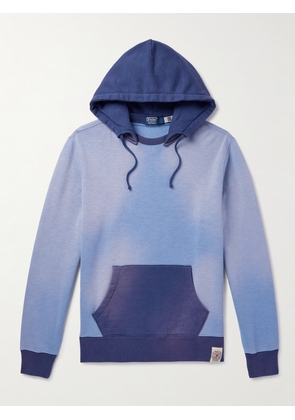 Polo Ralph Lauren - Dégradé Cotton-Blend Fleece Hoodie - Men - Blue - XS