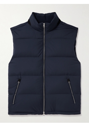 Dunhill - Quilted Shell Down Gilet - Men - Blue - S