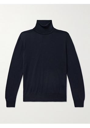 Canali - Slim-Fit Merino Wool Rollneck Sweater - Men - Blue - IT 46