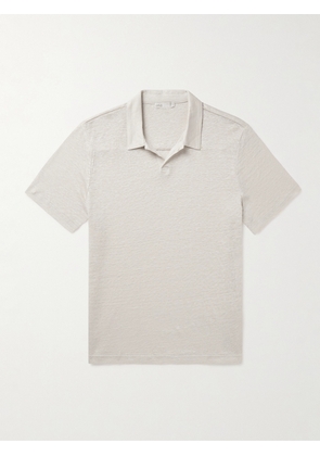 Onia - Shaun Linen-Jersey Polo Shirt - Men - Neutrals - S