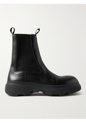 Burberry - Leather Chelsea Boots - Men - Black - EU 41