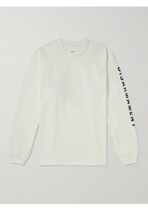 WTAPS - Printed Cotton-Jersey T-Shirt - Men - White - S