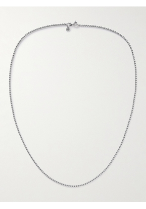 Alice Made This - Oxidised Sterling Silver Chain Necklace - Men - Silver