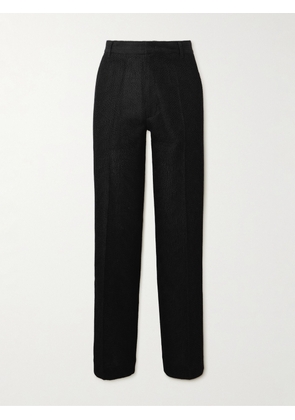 Missoni - Straight-Leg Knitted Cotton Trousers - Men - Black - IT 46